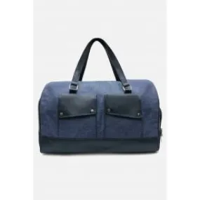 A TAILOR SON Denim Duffle Bag Denim Blue unisex Travel Bags