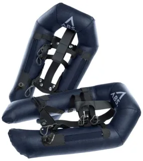 ABS A.Float winter shoes snow shoes with inflatable frame construction and front points AFSS22MC01 blue