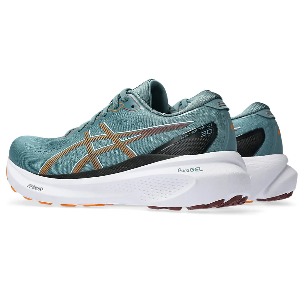 ASICS Men's Gel-Kayano 30 Running Shoe (Foggy Teal/Bright Orange)