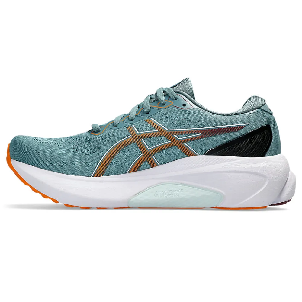 ASICS Men's Gel-Kayano 30 Running Shoe (Foggy Teal/Bright Orange)