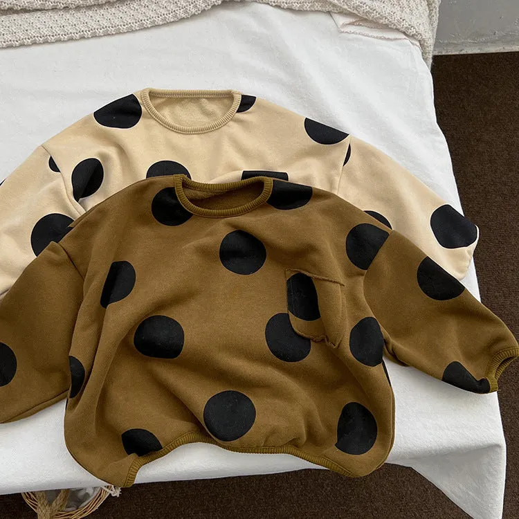 Baby Kid Girls Polka dots Tops Wholesale 23113030