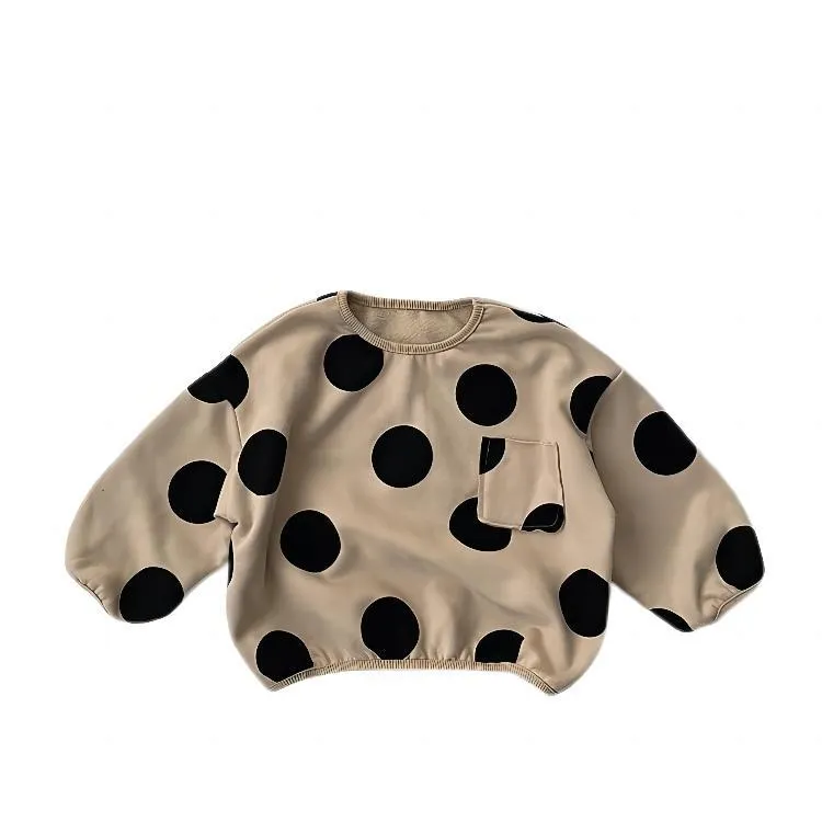 Baby Kid Girls Polka dots Tops Wholesale 23113030