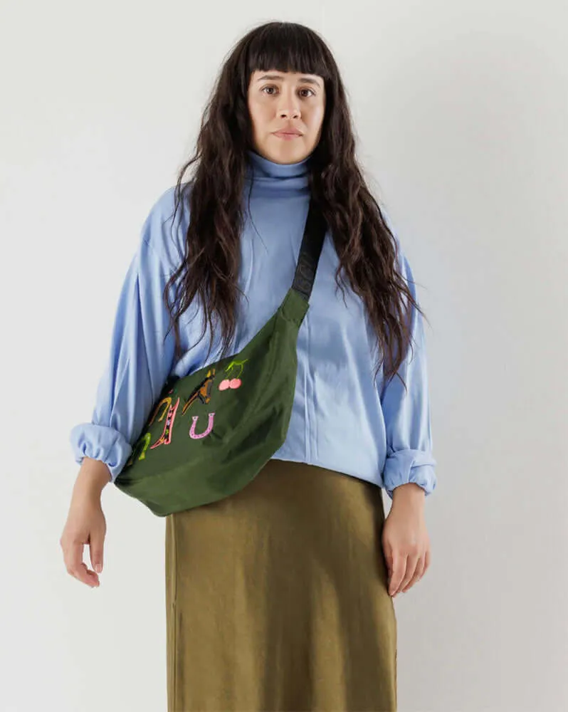 Baggu Medium Nylon Crescent Bag