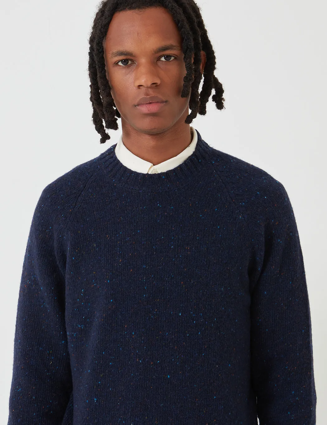 Barbour Leahill Roll Neck Sweatshirt - Navy Blue