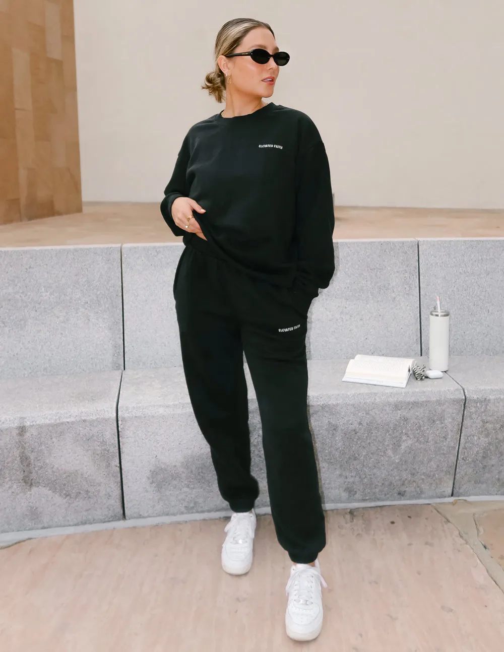 Basics Black Unisex Sweatpant