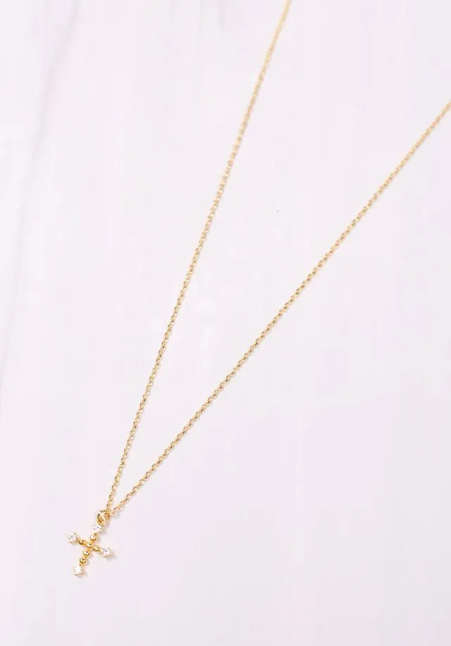 Berges Cross Necklace GOLD