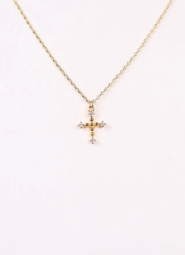 Berges Cross Necklace GOLD