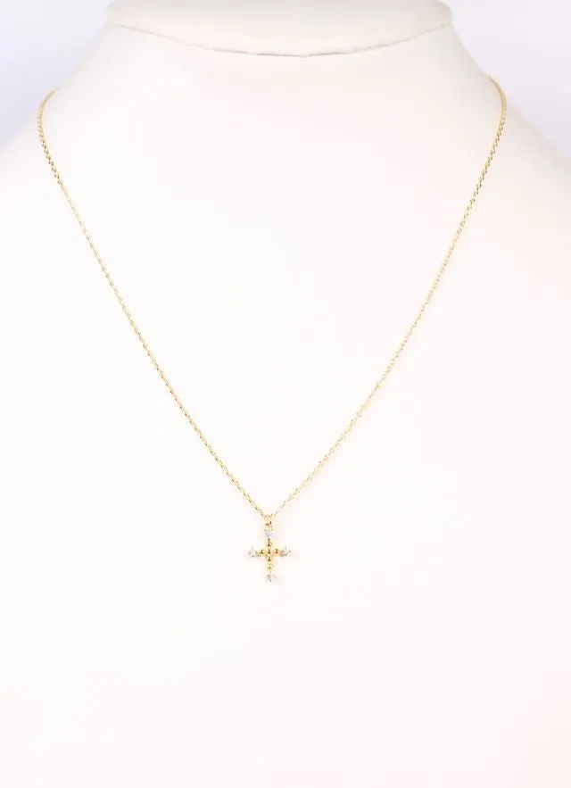 Berges Cross Necklace GOLD