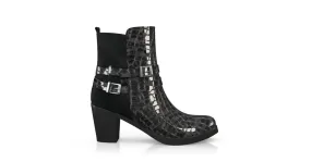 Block Heel Ankle Boots 25903