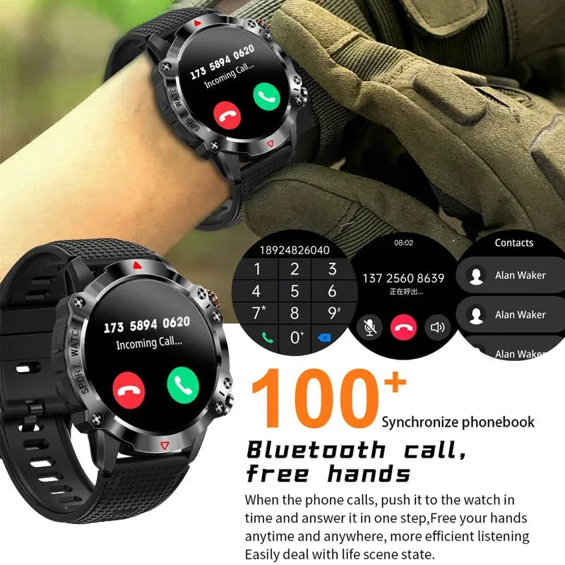 Bluetooth Call Heart Rate Blood Pressure Monitor Sports Smartwatch