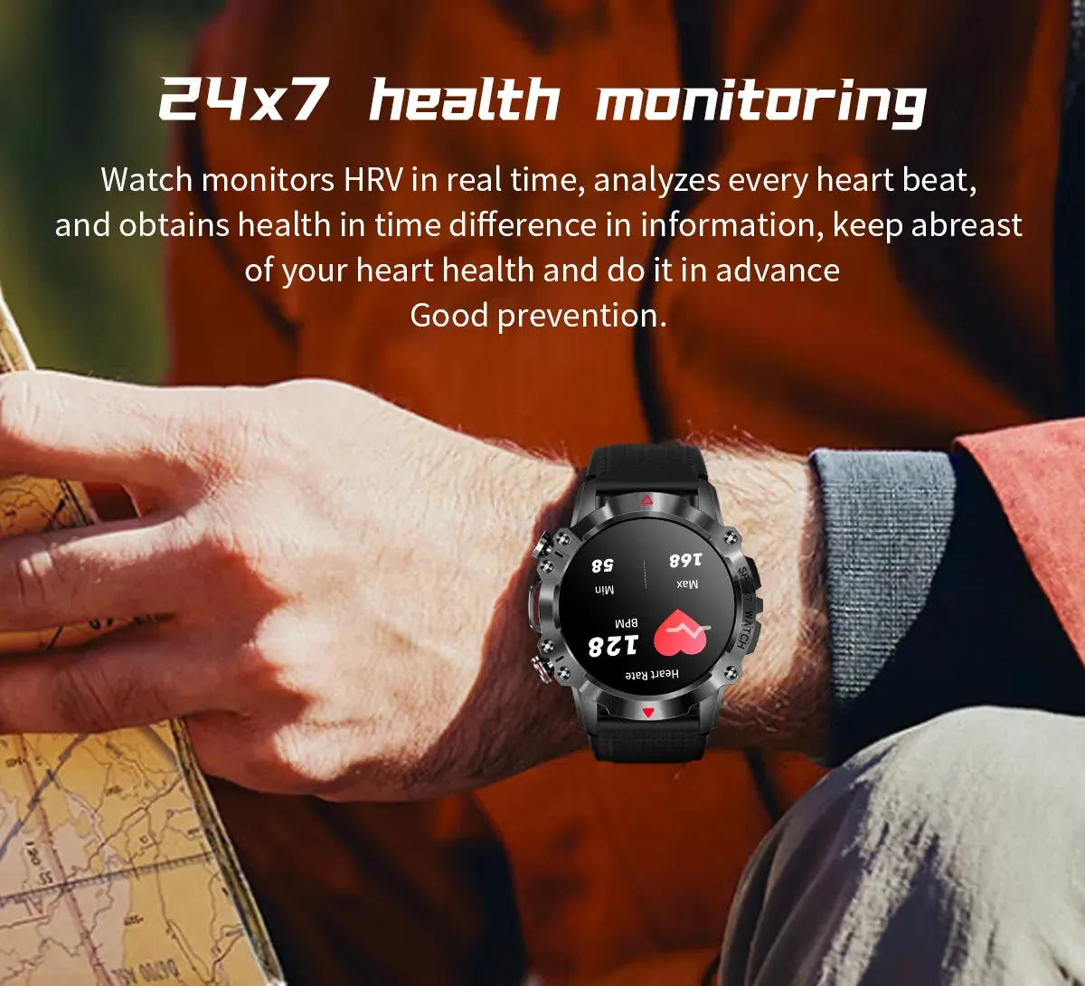 Bluetooth Call Heart Rate Blood Pressure Monitor Sports Smartwatch