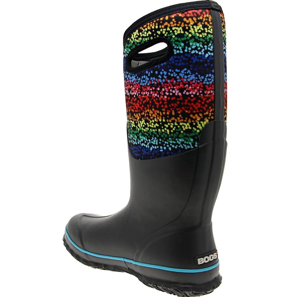 Bogs Classic Rainbow Dots Rubber Boots - Womens