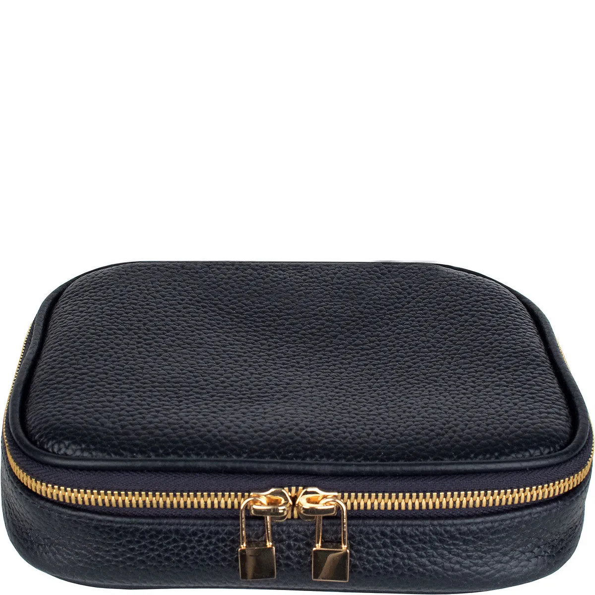 Boulevard Leather Jewelry Case w/ Monogramming Pause