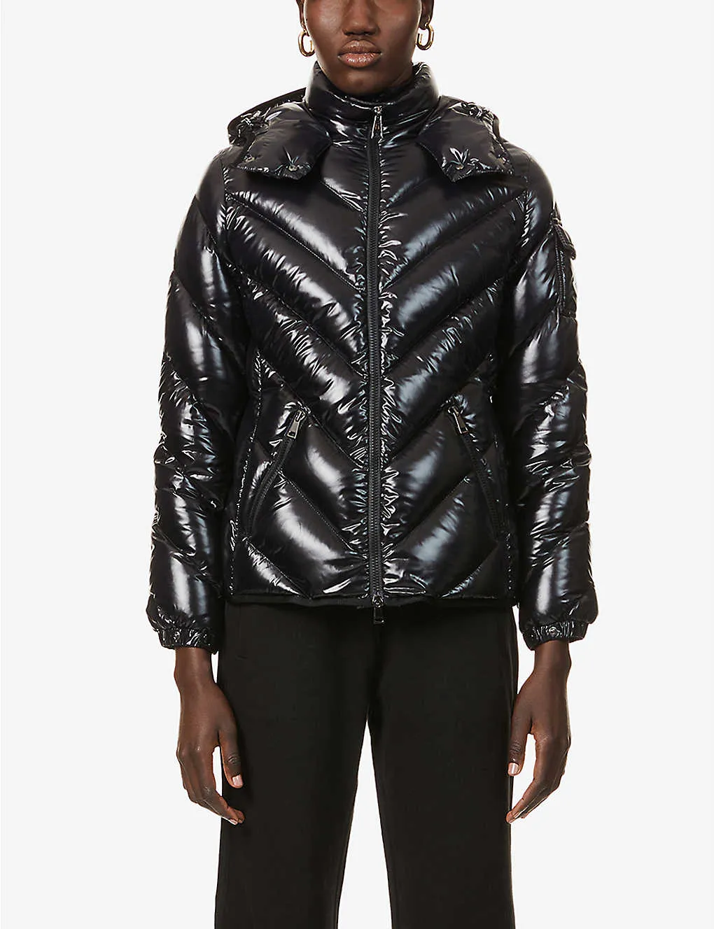 Brouel Hooded Padded Shell Down Coat | The Puffer Jackets