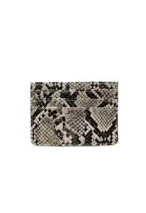 Candace Card Holder-Snakeskin