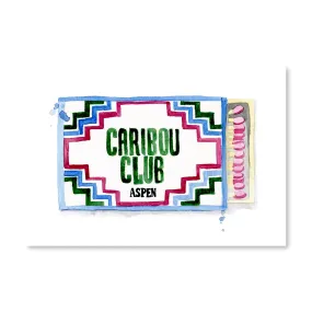 Caribou Club Matchbook