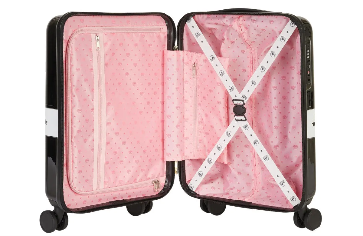 Chiara Ferragni Logomania Hardshell Zipped Suitcase