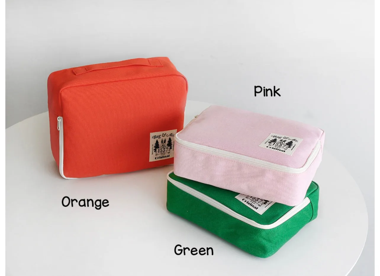 Colour Travel Pouch (3 Types - M,L)