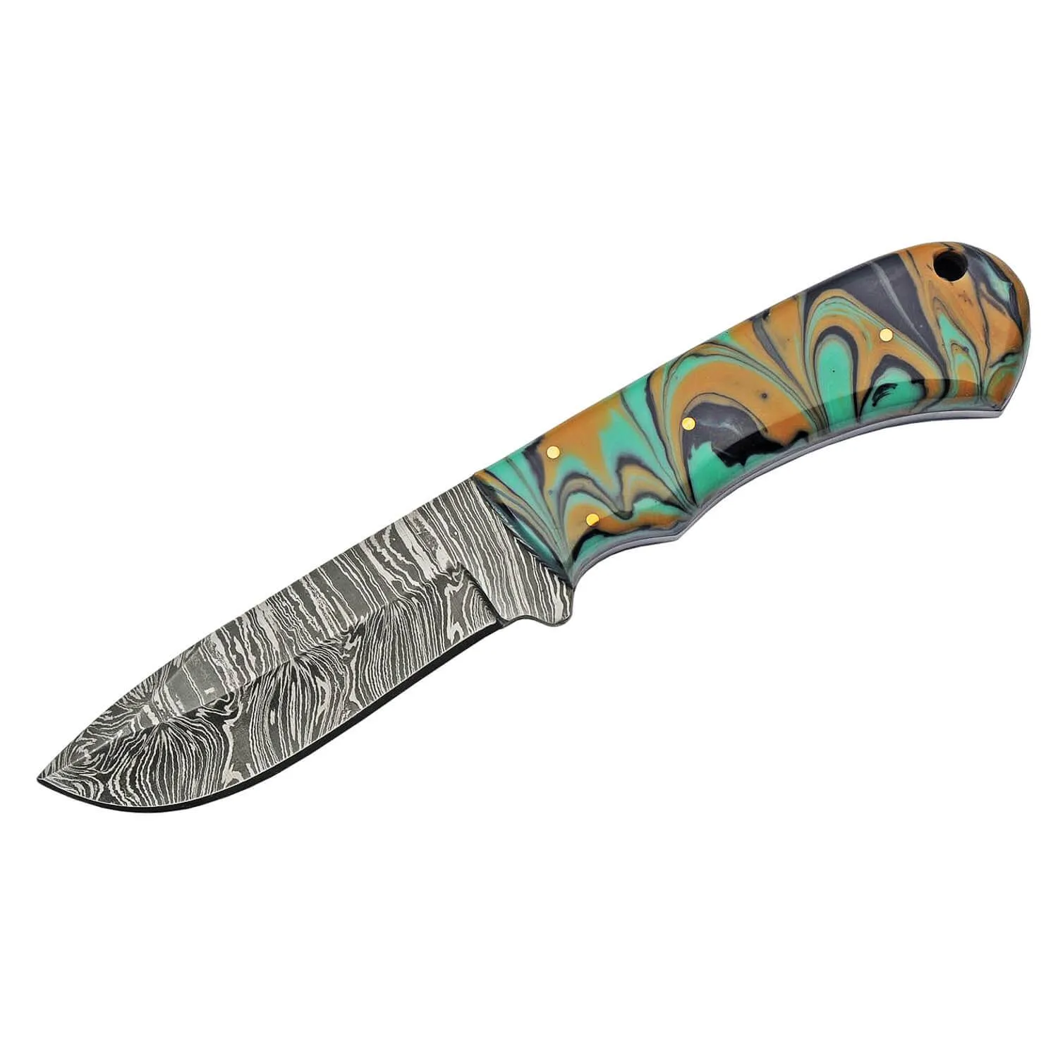 Damascus Wave Knife