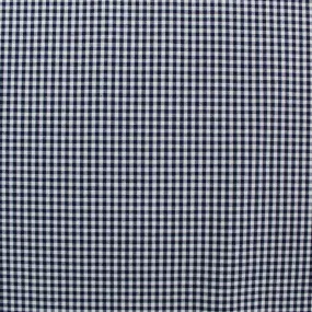 Dressmaking Cotton Mini Gingham - Navy and White