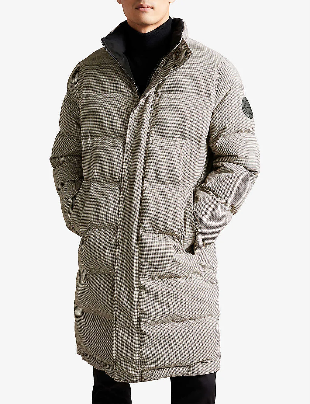 Earlish Reversible Funnel Neck Shell Coat | The Puffer jackets