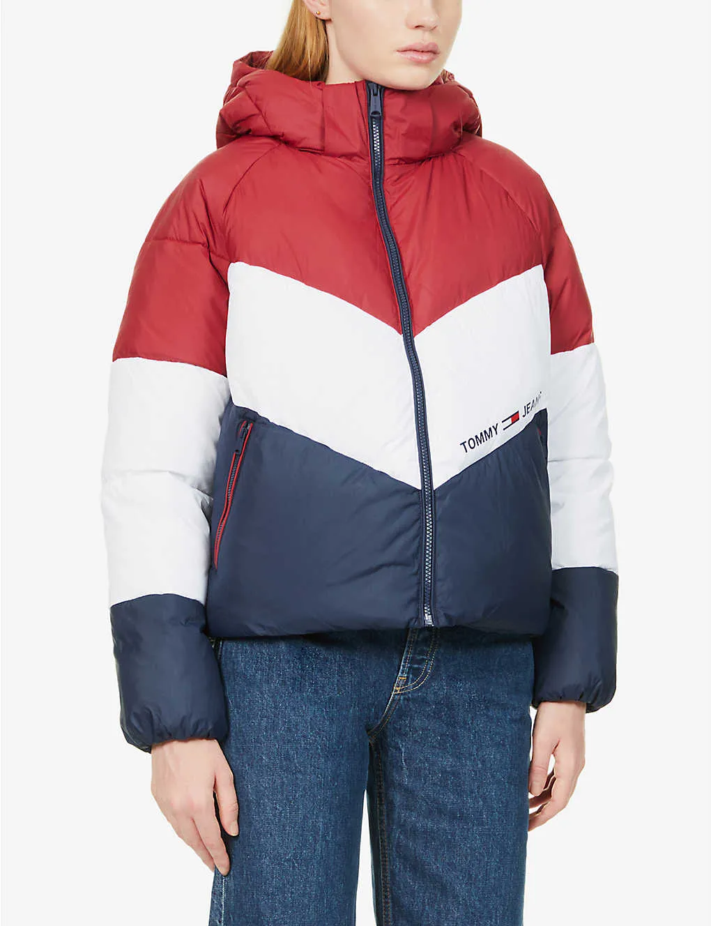 Essential Down Chevron Shell Jacket | The Puffer Jackets