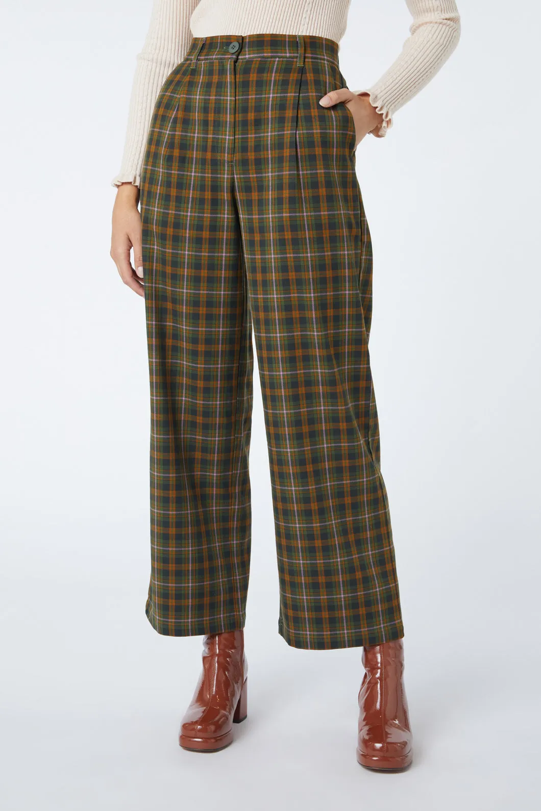 Ginger Check Pant