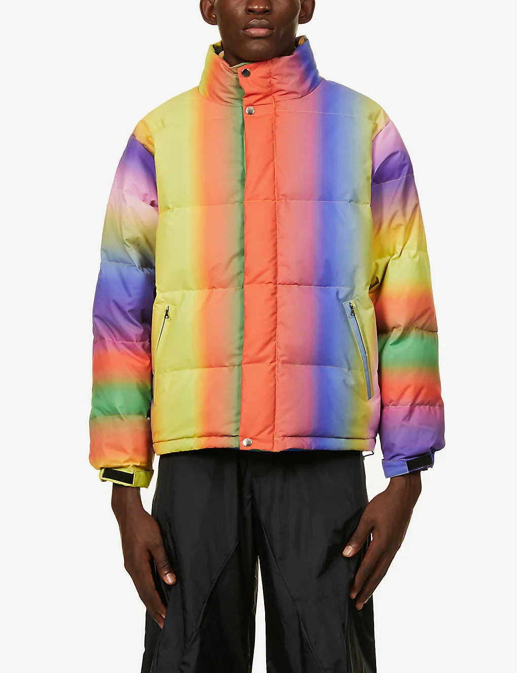 Gradient Quilted Shell Puffer Jacket - The Puffer Jackets