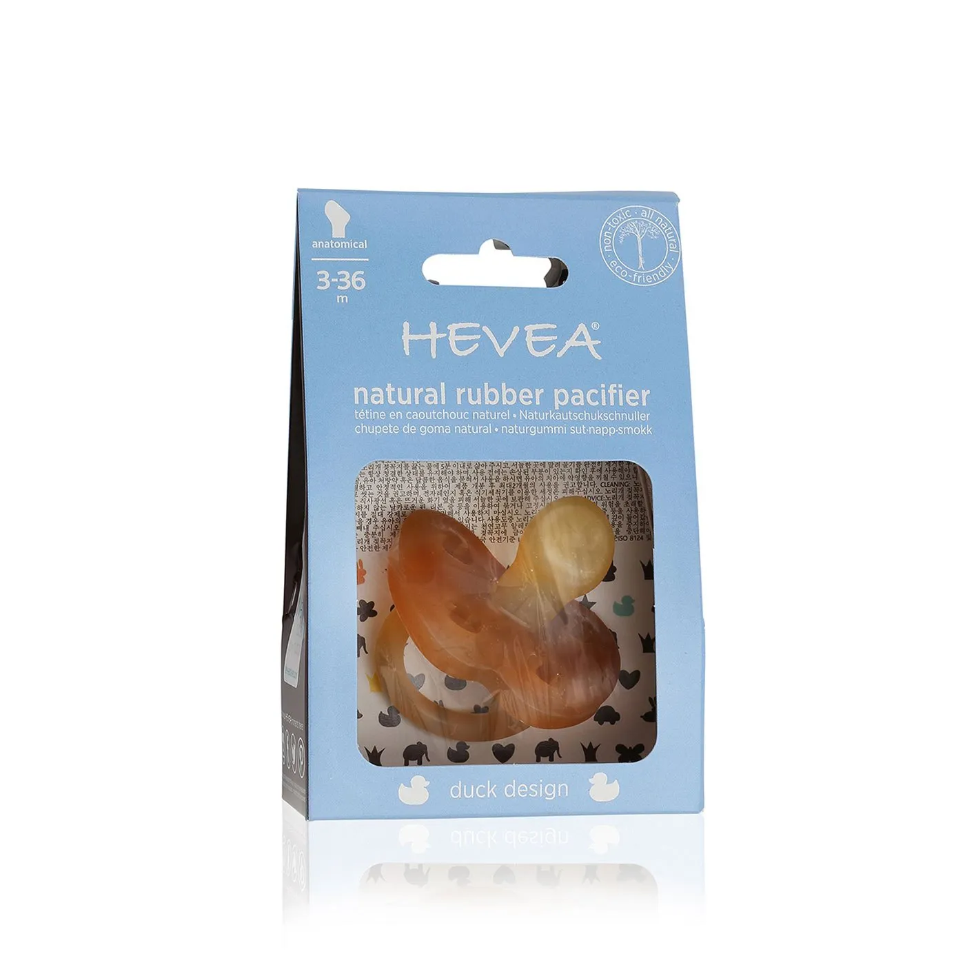 HEVEA Ducky Pacifier | 0-3 Months