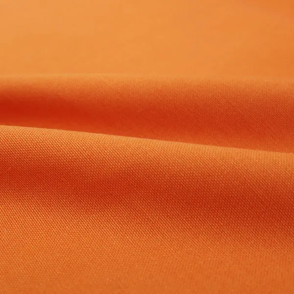 Home Furnishing Fabric Brushed Panama Weave - Spice Orange