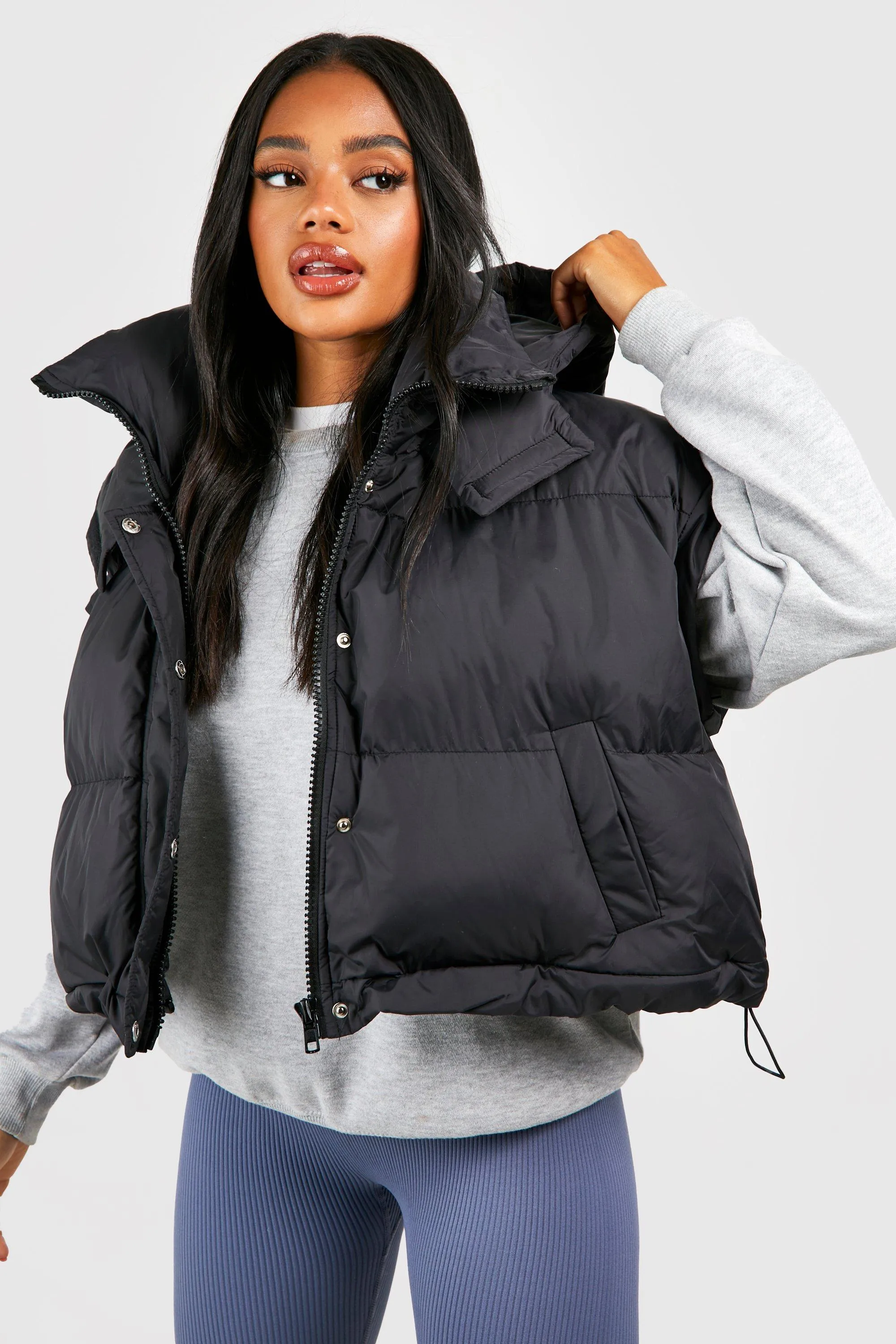 Jackets & Coats | 4 In 1 Detachable Oversized Puffer Jacket | boohoo