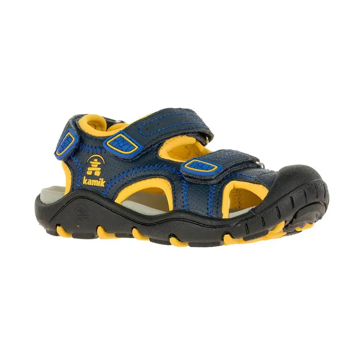 Kamik Navy/Citrus Seaturtle Toddler Sandal