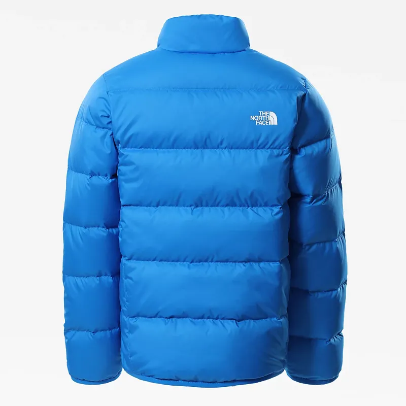 Kids Blue Nylon Andes Jacket - The Puffer Jackets