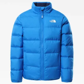 Kids Blue Nylon Andes Jacket - The Puffer Jackets