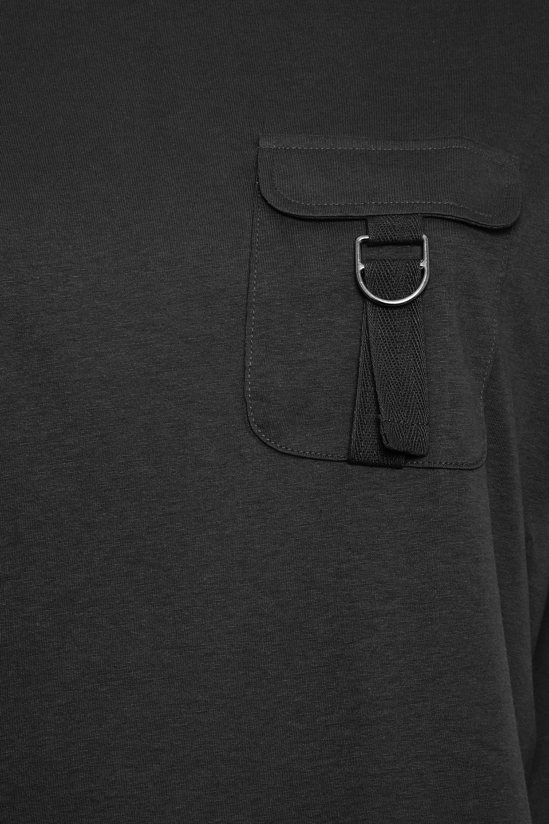 LIMITED COLLECTION Curve Black Utility Pocket T-Shirt