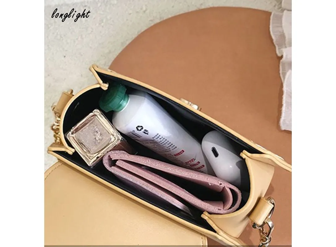 Longlight Woman Fashionable Shoulderbag Pu / Frosted Polyester Luxury Leather Brand Handbag Crossbody Bags For Women|Top-Handle 