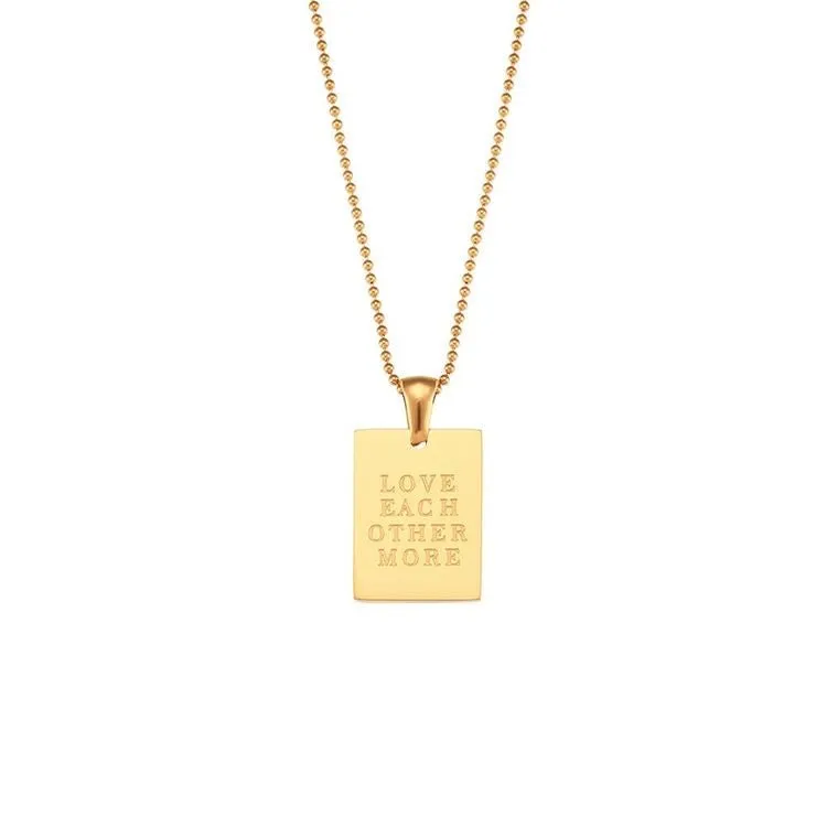 Love Each Other More Necklace