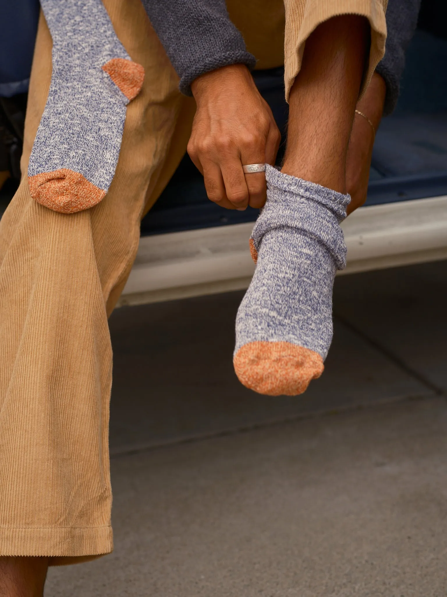 Marled Utility Sock