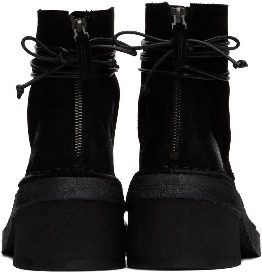 Marsèll Black Burraccio Ankle Boots