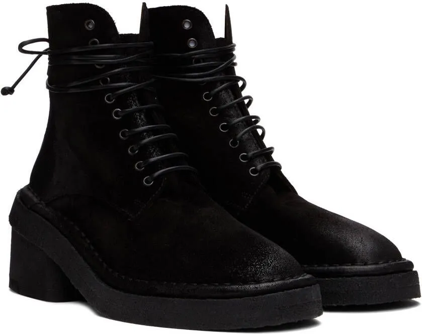 Marsèll Black Burraccio Ankle Boots