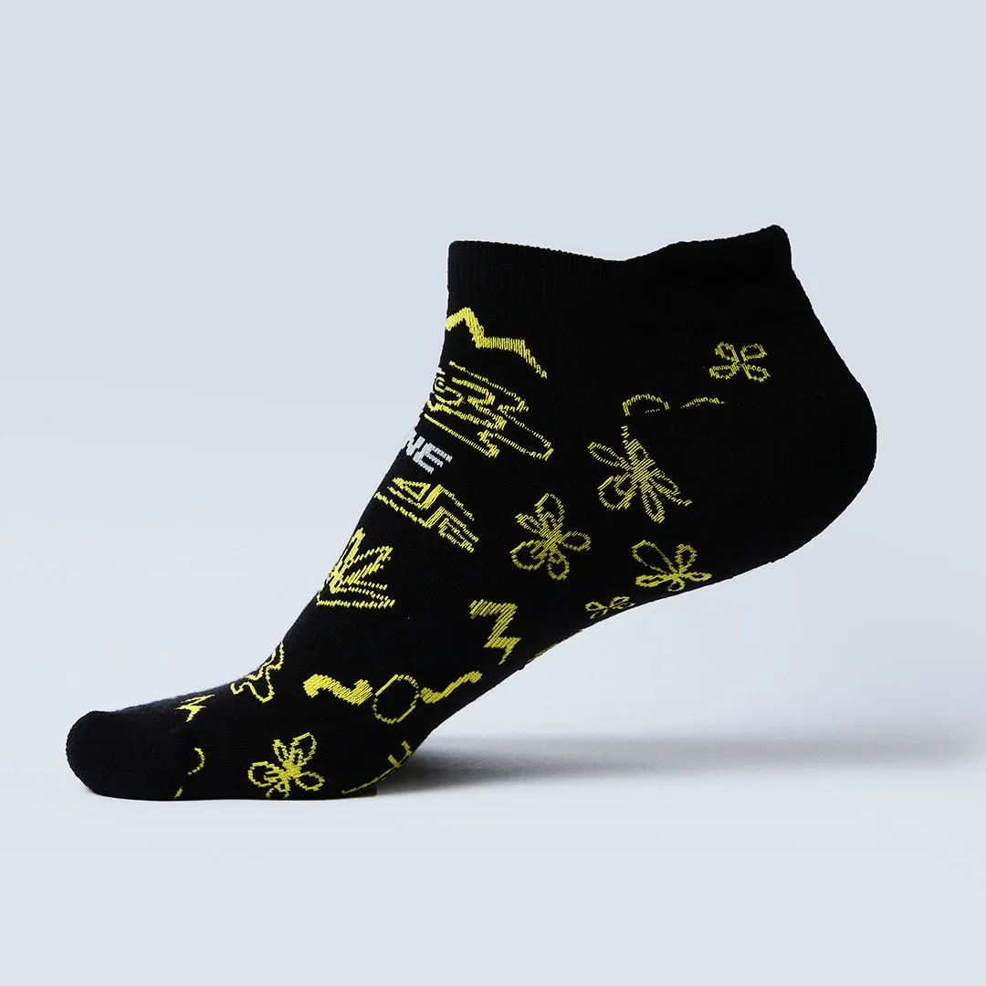 Merino Luxury Run Low Ankle No Show Socks (unisex)