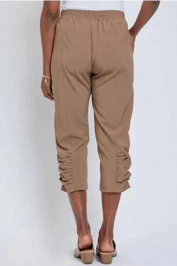 Misty Ruched Capri in Butternut