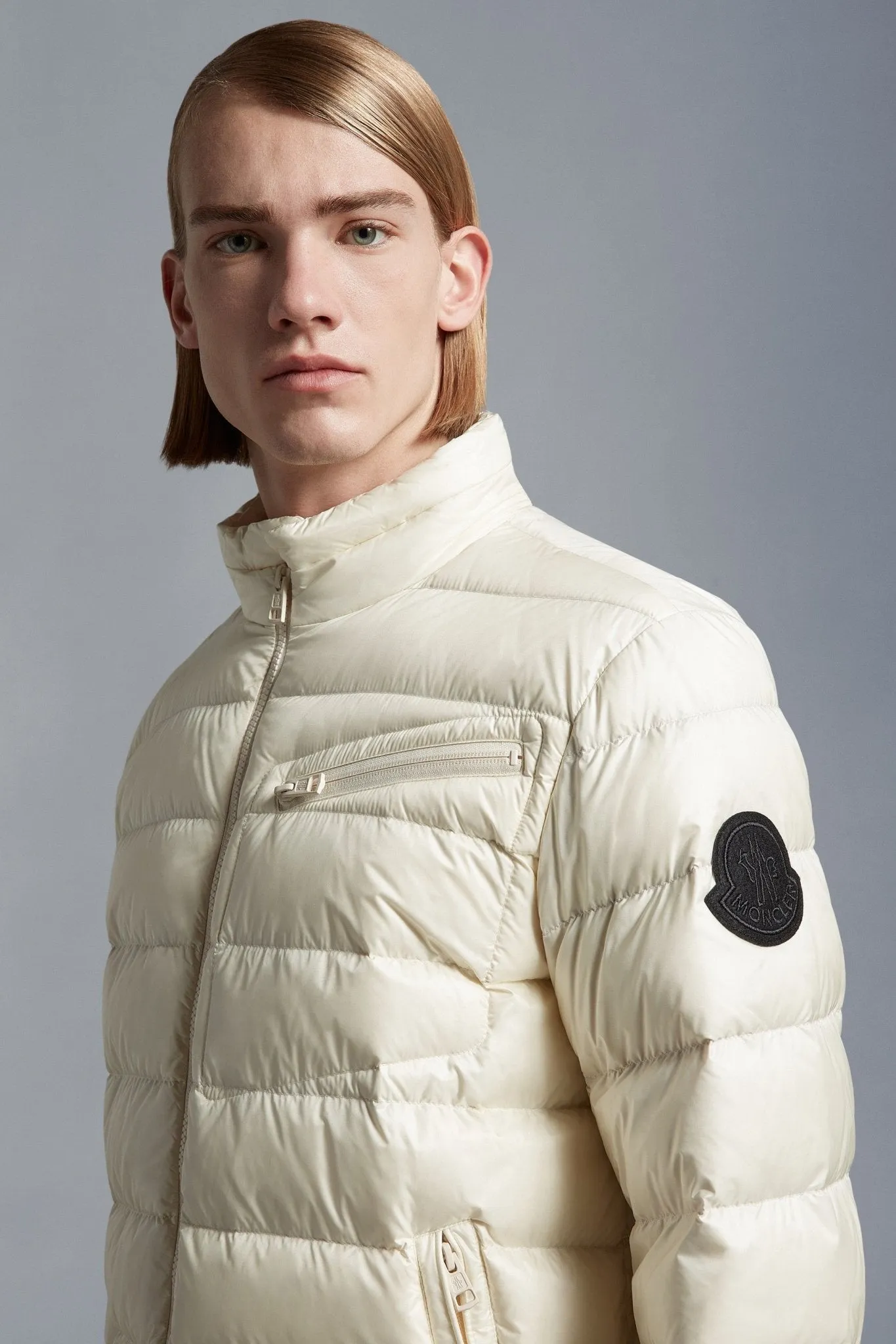 Moncler - Doudoune courte Amalteas natural