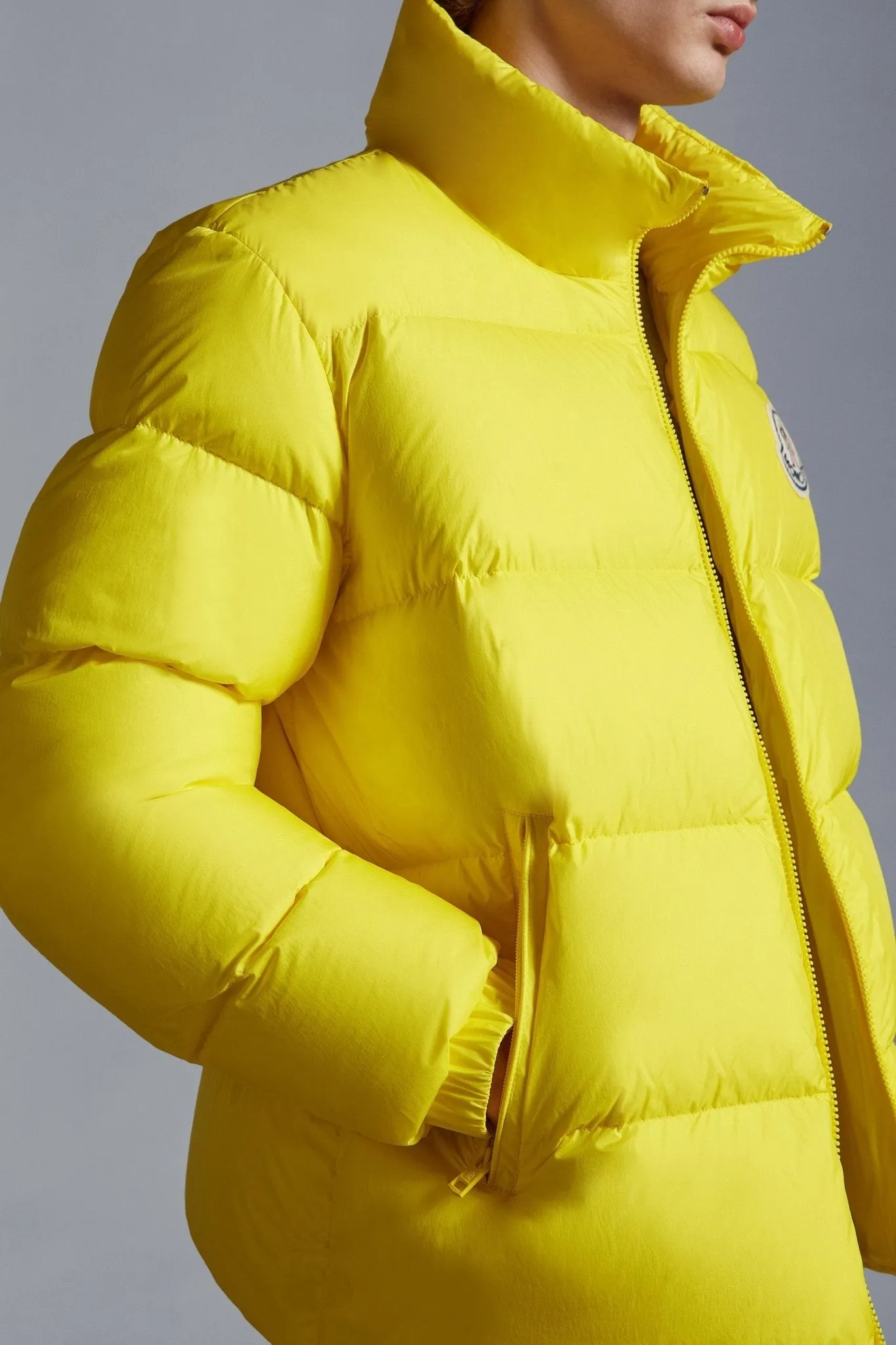 Moncler -  Doudoune courte yellow Citala