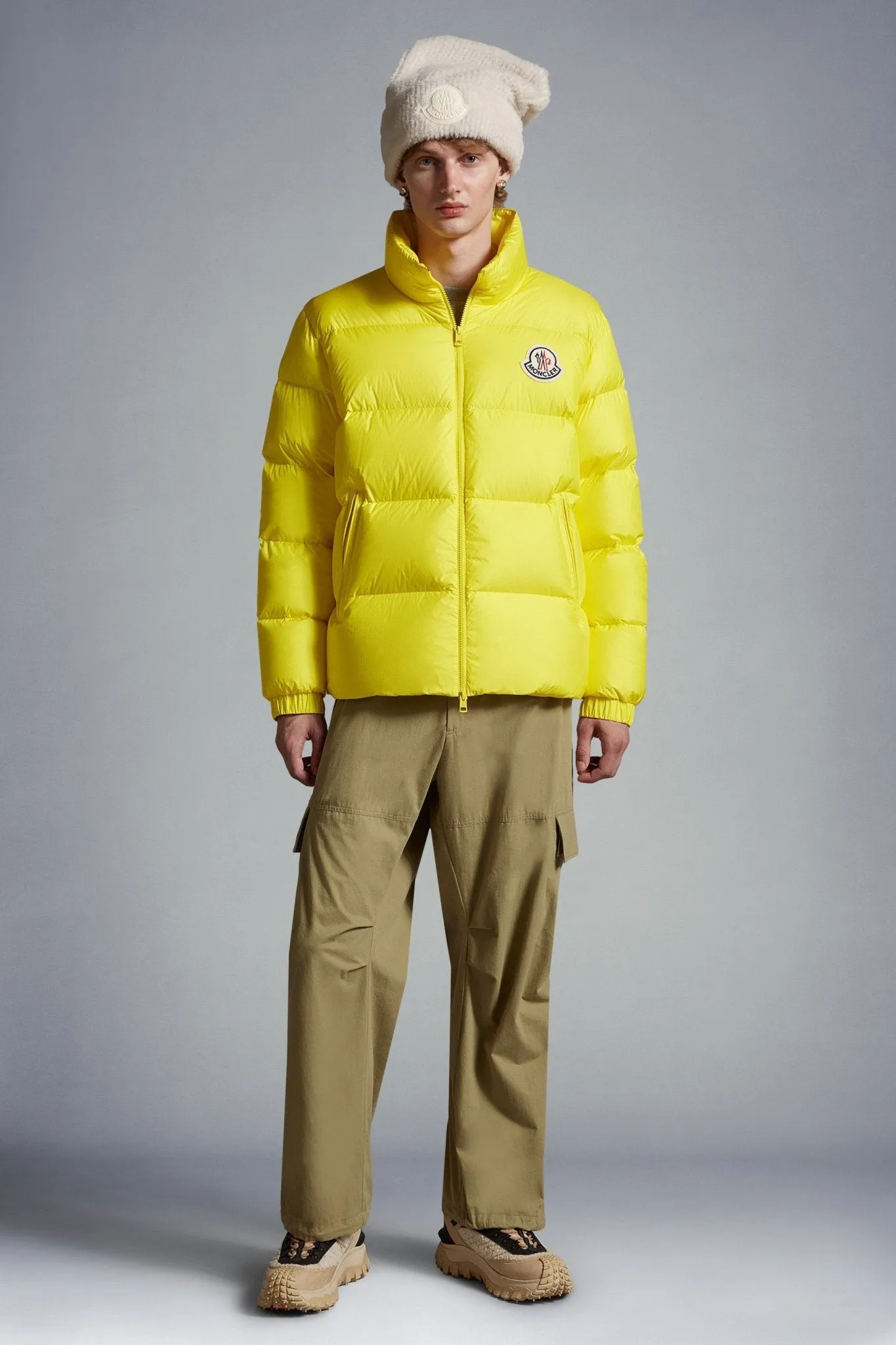 Moncler -  Doudoune courte yellow Citala