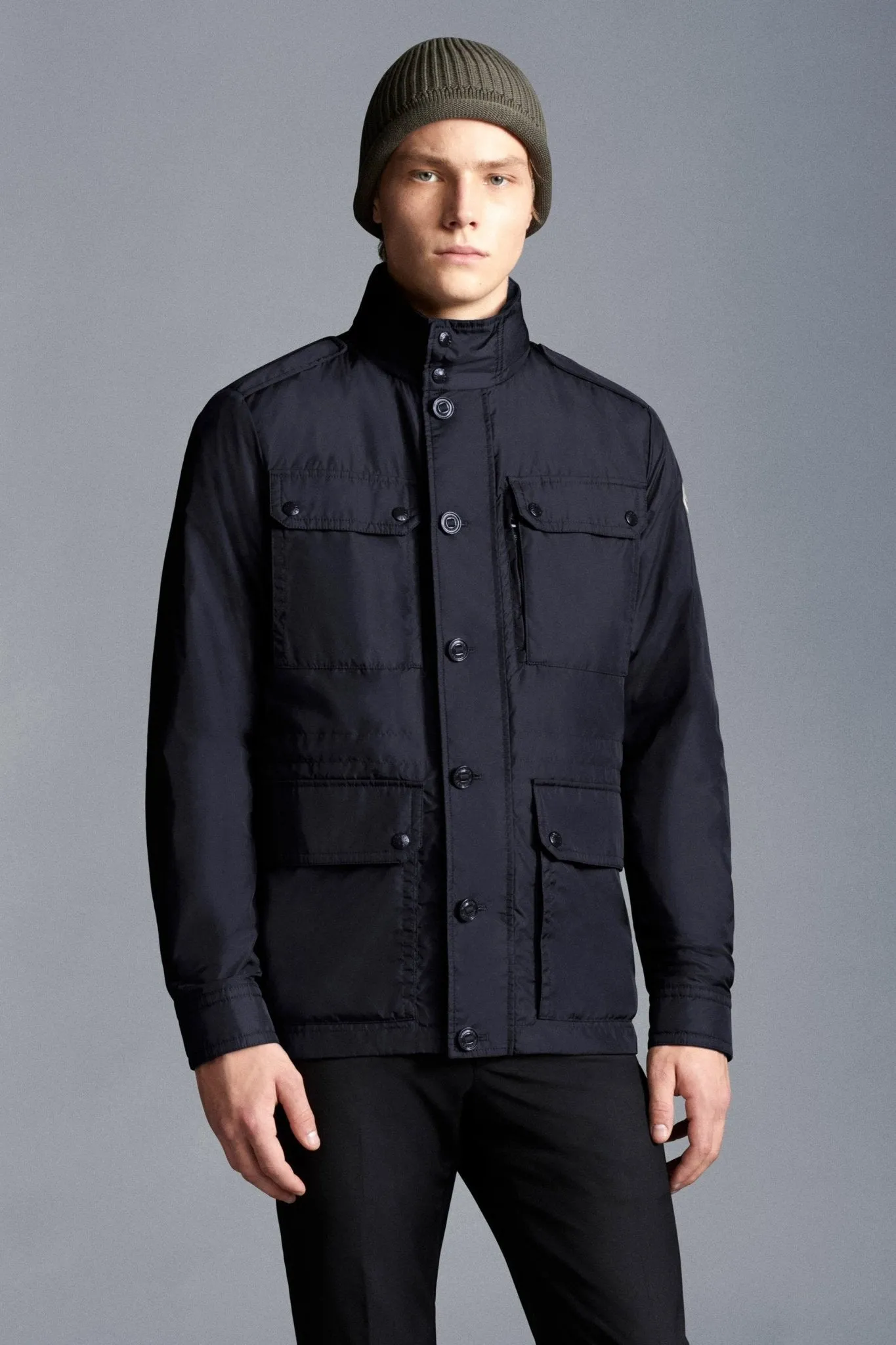 Moncler - Veste imperméable Lez Navy