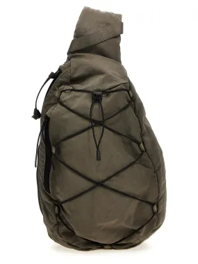 Nylon B Crossbody Rucksack Crossbody Bags Gray