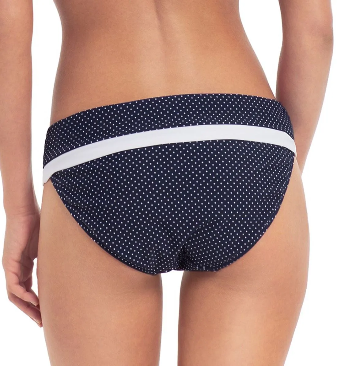 Panache Britt Fold Swim Brief (SW0827) - Navy Spot