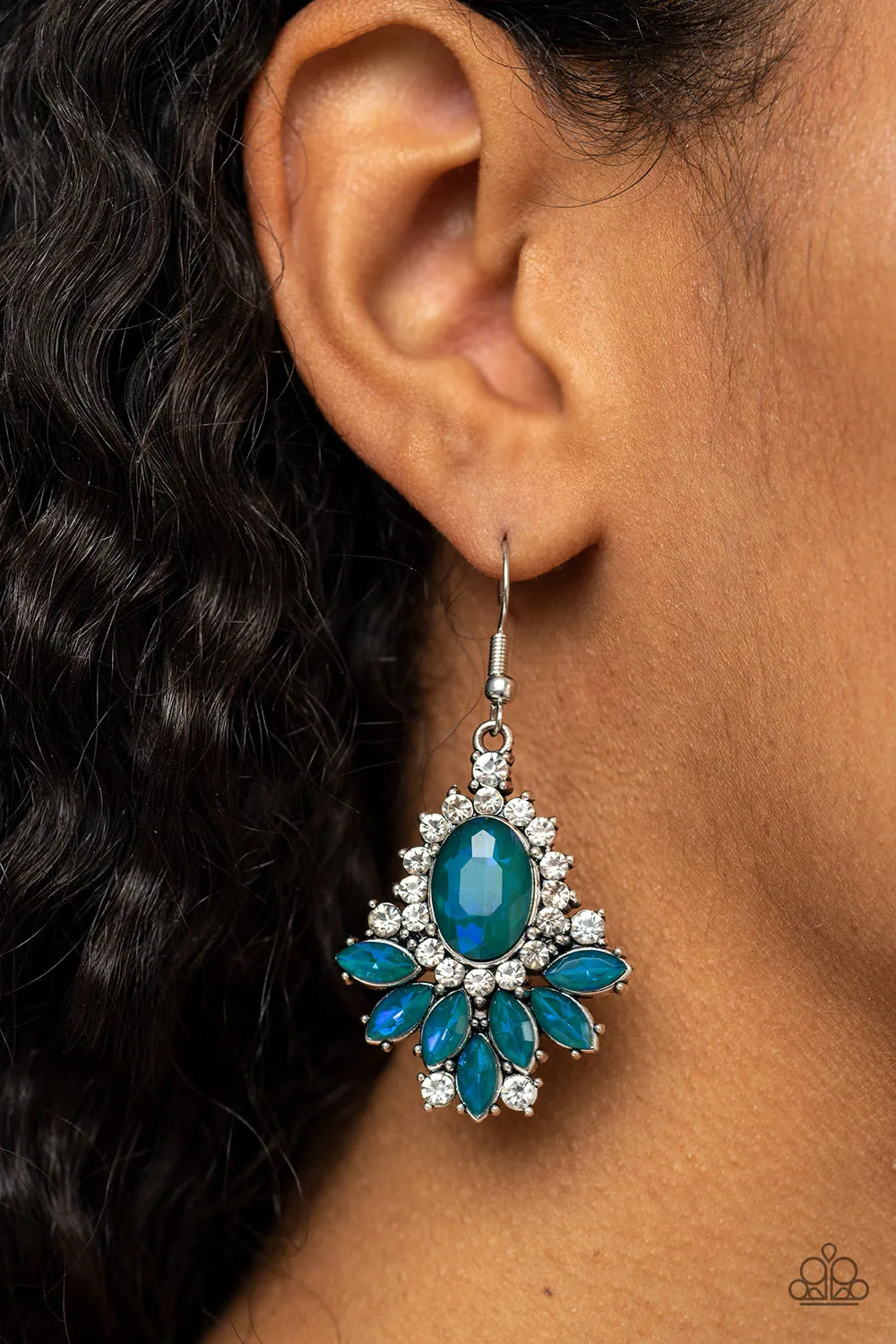 Paparazzi Magic Spell Sparkle - Green Earrings