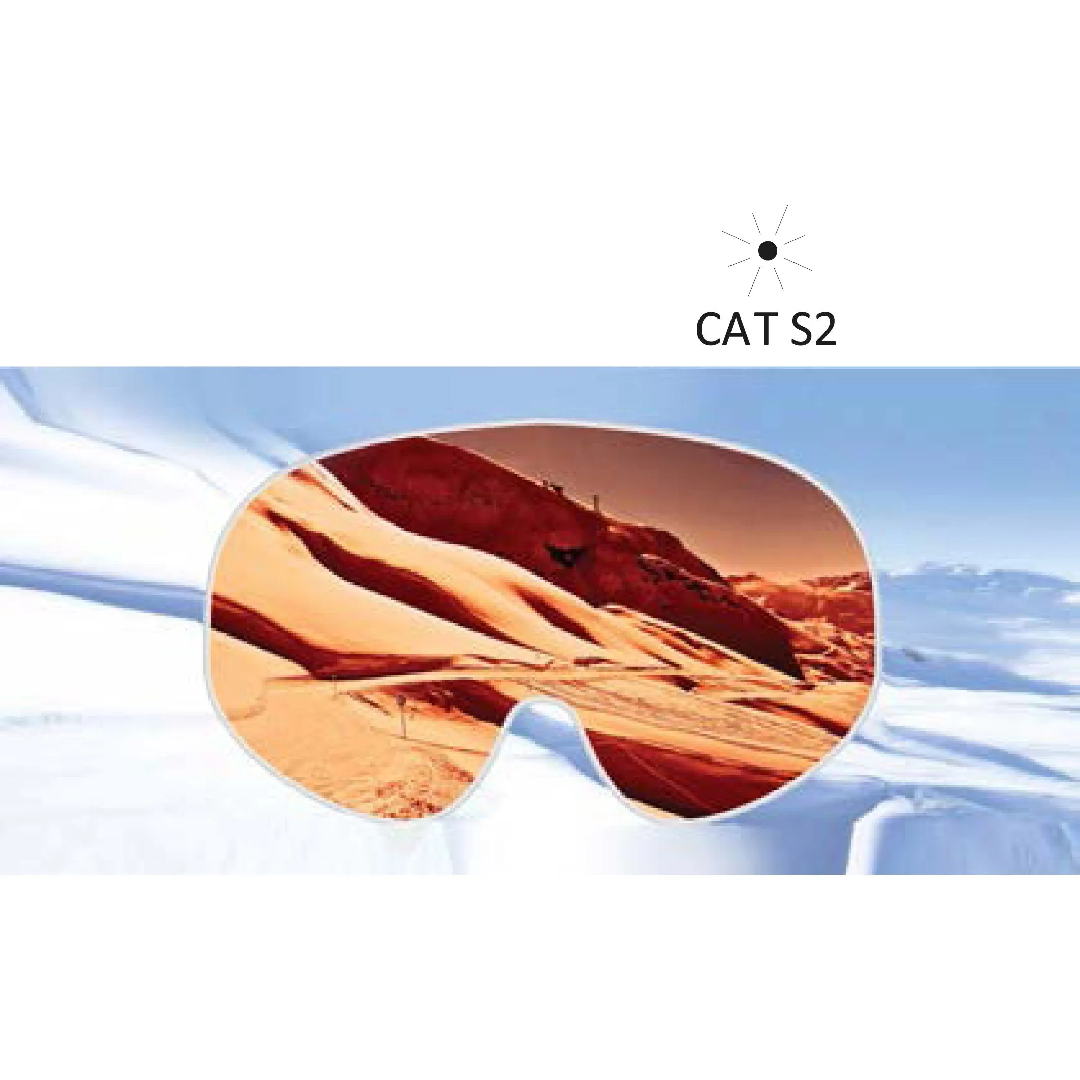 Salice 609 SONAR  Double Antifog Spare Lens Sonar CAT 3